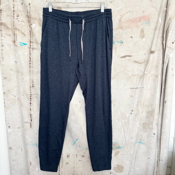 Lululemon Soft Jersey Tapered Pant, Heathered Classic Navy - Picture 2 of 5